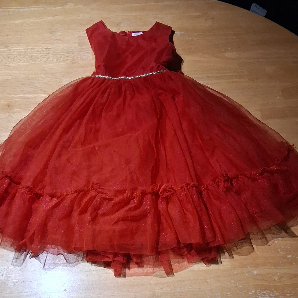Wonder Nation Elegant Red Formal Kids Dress